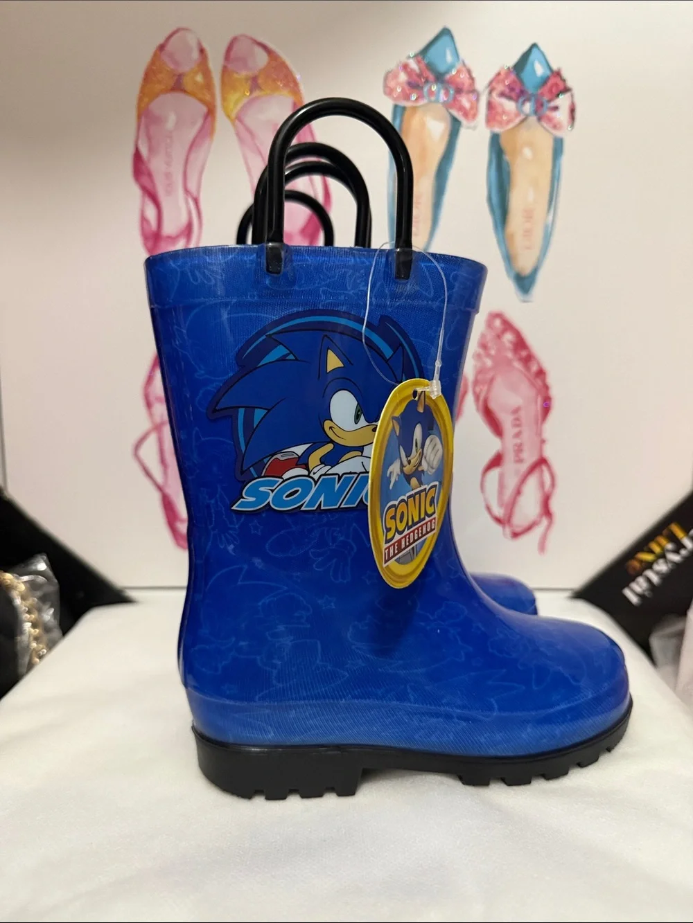 Kids Waterproof Rain Boots - Blue